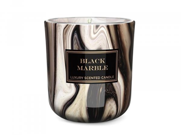 Свеча в стакане ароматическая "Мрамор"
