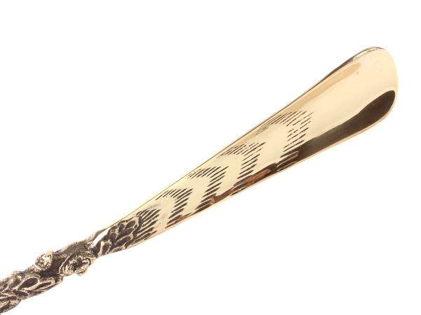 Ложка для обуви "Лев" с деревянной ручкой