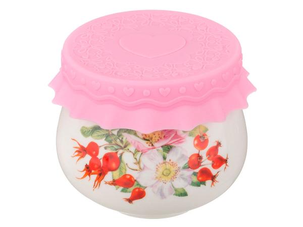 Баночка для мёда и варенья "Шиповник" 180 мл