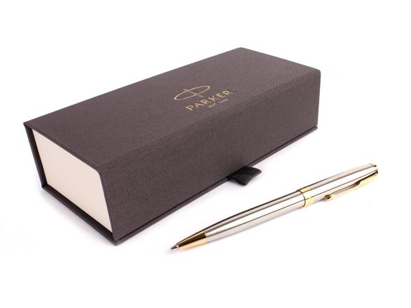 Ручка шариковая Parker Sonnet Core K527  Stainless Steel GT M