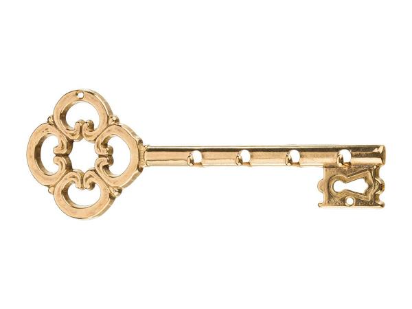 Вешалка настенная "Ключ" 24 см