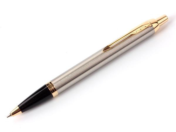 Ручка шариковая Parker IM Core K321  Brushed Metal GT M