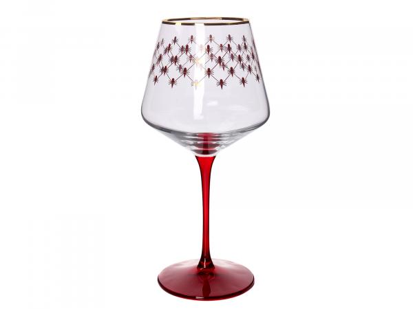 Набор бокалов для вина  "Сетка бордо" 470 мл 6 шт