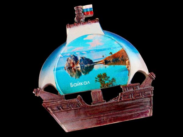 Магнит в форме корабля "Байкал"