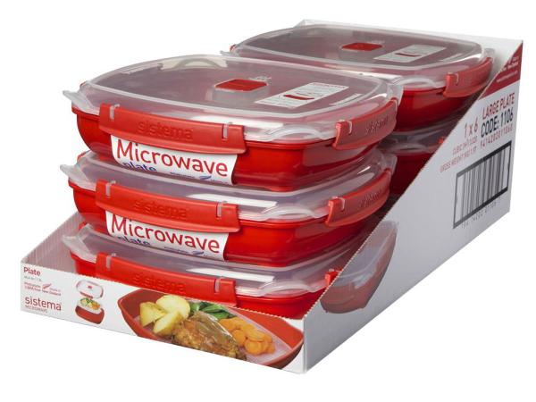 Контейнер для пищевых продуктов "Microwave" 1,3 л