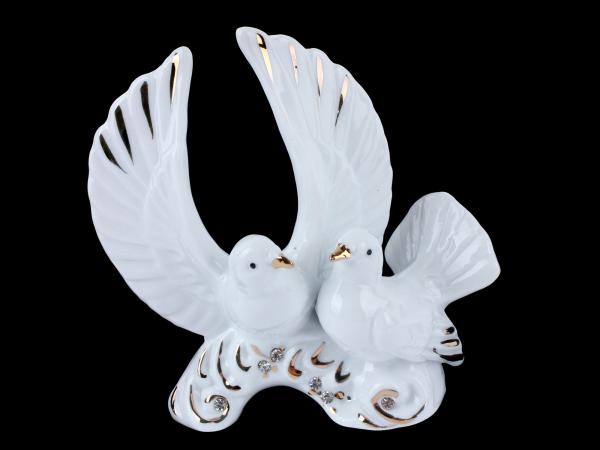 Пара голубей 10 см фарфор