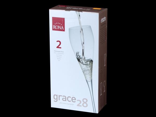 Набор бокалов для шампанского "Grace" 280 мл 2 шт