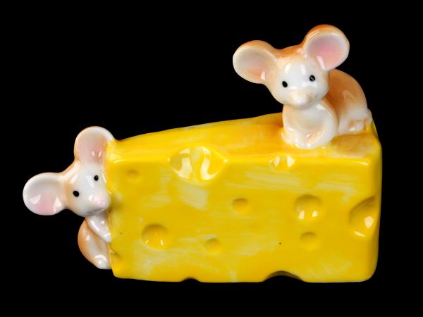 Крысята с сыром 7 см