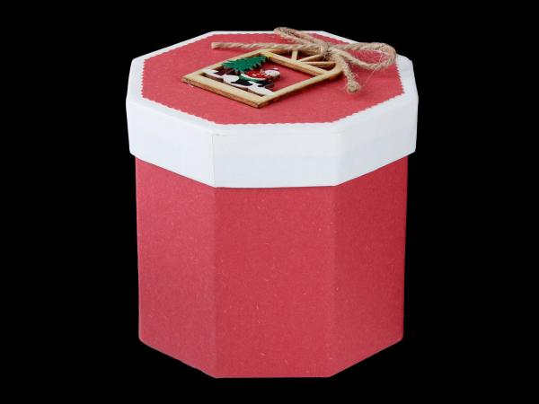 Коробка фигурная "Новый год" 12*11,5 см 6 видов