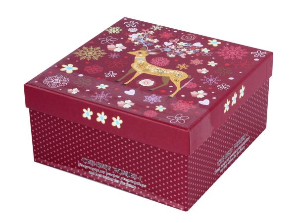 Коробка упаковочная "Сказочный олень" 19*9,5 см