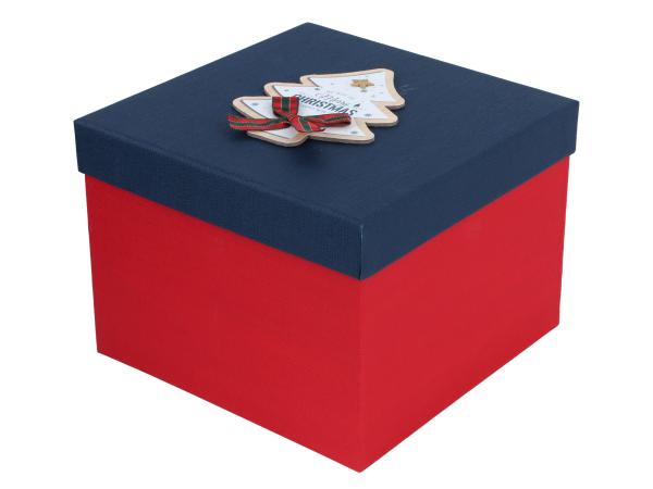 Коробка упаковочная "Счастливого Рождества" 21,5*16 см