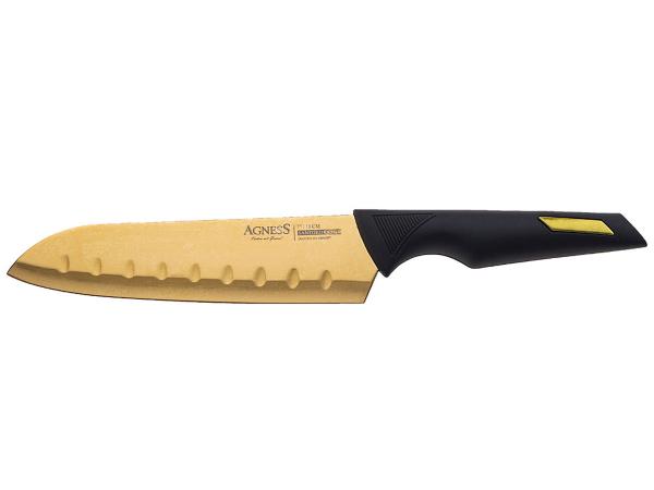 Нож сантоку  "AGNESS" 17,5 см