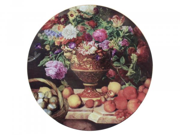 Тарелка декоративная "Натюрморт с фруктами" 27 см