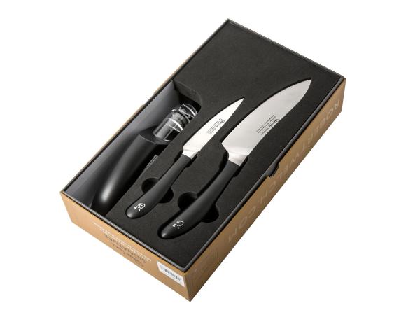 Набор ножей "SIGNATURE" 3 предмета (2 ножа + точилка)