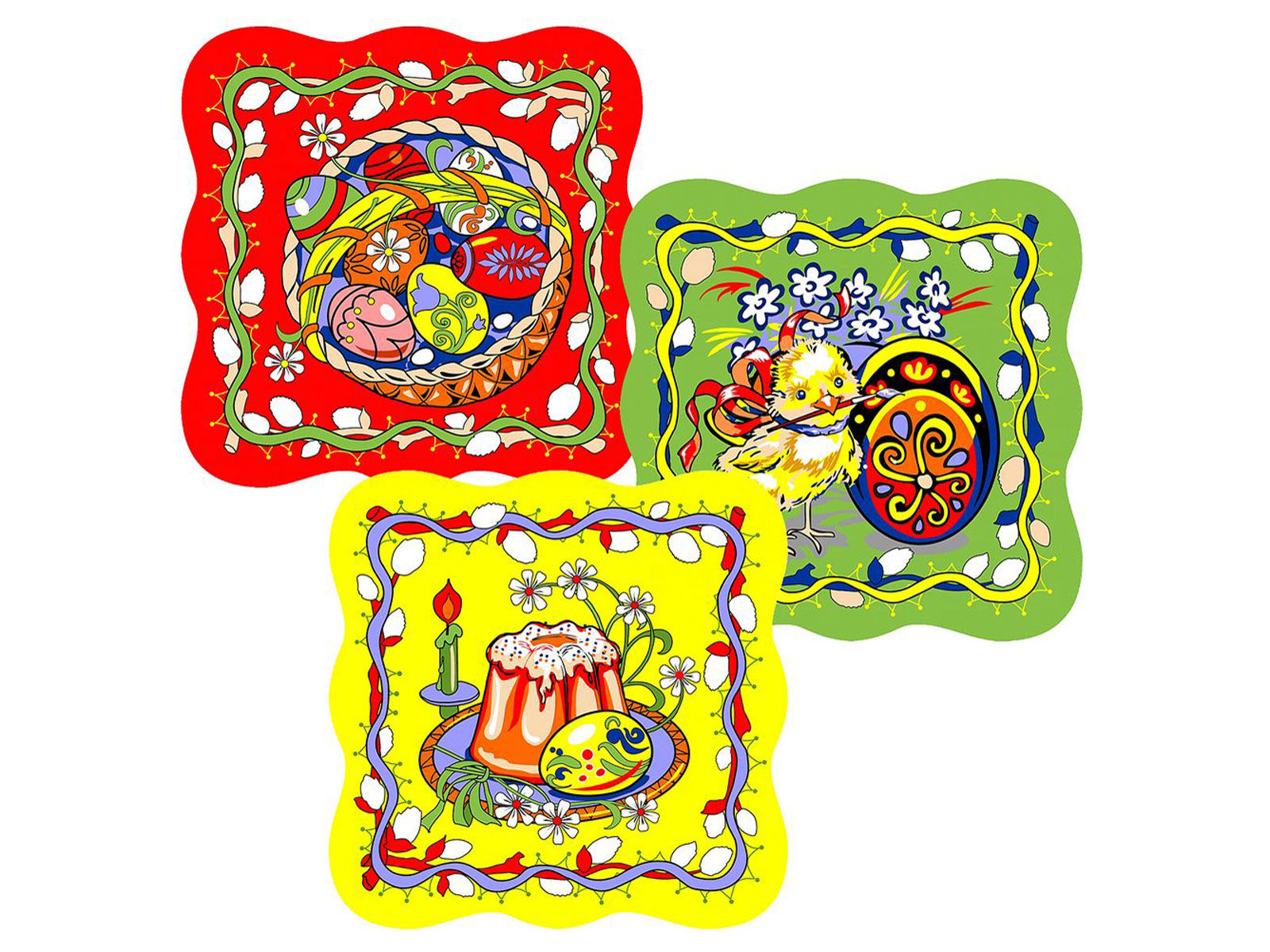 салфетка "пасхальная".