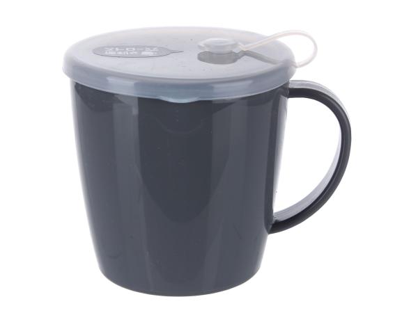 Кружка для СВЧ с крышкой 330 мл