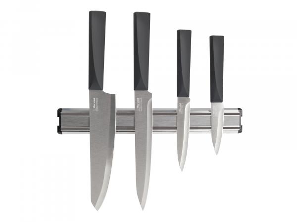 Набор ножей "Rondell" 5 предметов (4 ножа + магнитный держатель)