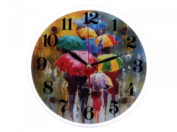 Часы настенные "Дождливый день" 30 см
