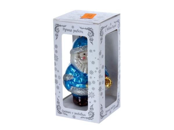 Ёлочное украшение "Дед Мороз с фонариком", в подарочной упаковке, h-9см
