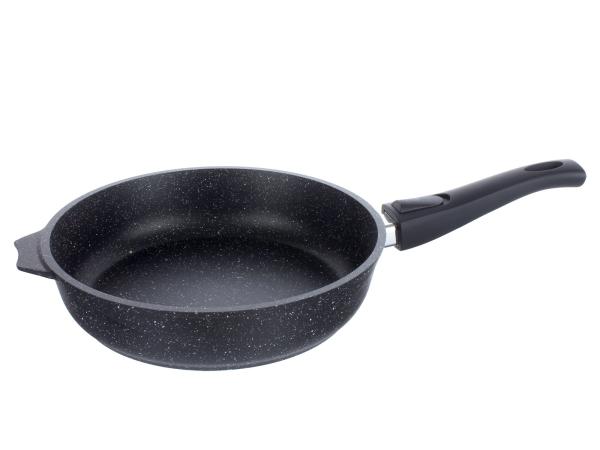 Сковорода "Гранит black" 26 см со съёмной ручкой