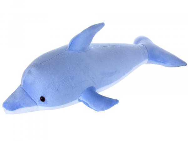 Игрушка "Дельфин" голубой антистрессовая 55х23х27 см