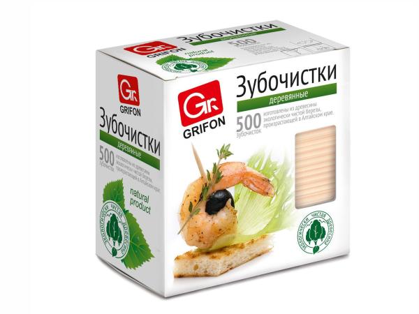 Зубочистки "GRIFON" 500 шт