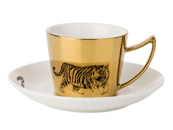 Кофейный набор "Tiger" 2 персоны 4 предмета