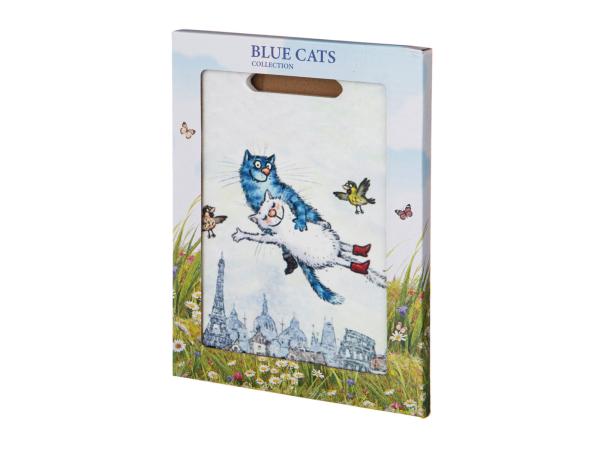 Подставка п/горячее "BLUE CATS" 15х20 см