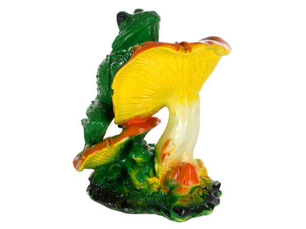 "Лягушка на грибе" 40 см
