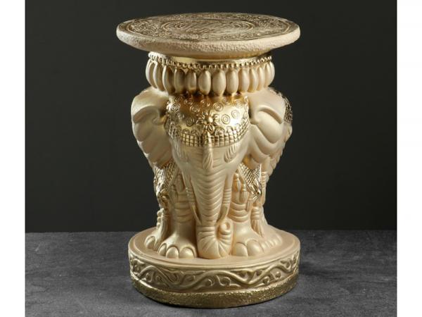Подставка "Три слона" слоновая кость 43х28х28 см