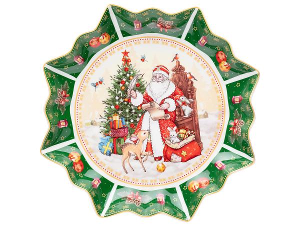 Блюдо Новогоднее Lefard  "Дед Мороз"