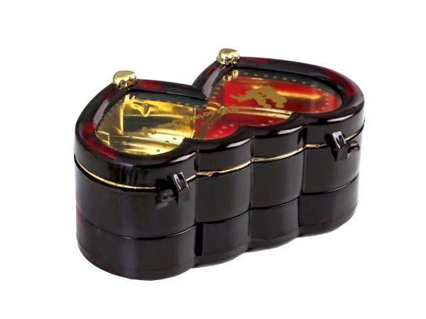 Шкатулка музыкальная "Два сердца"