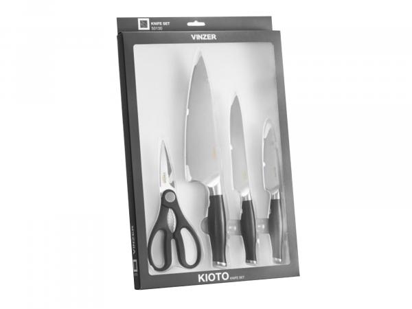 Набор ножей "Vinzer Kioto" 4 предмета