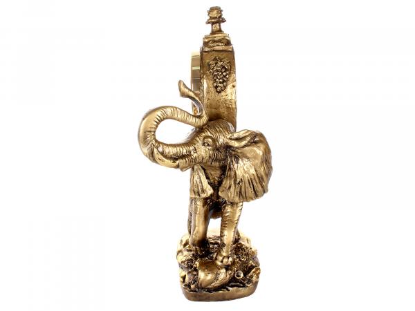 Часы настольные "Слон" бронза с позолотой 32 см
