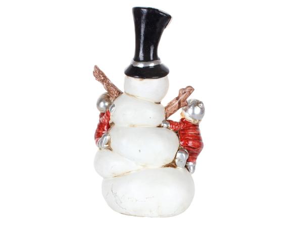 Снеговик с детьми  29 см