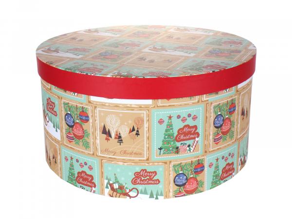 Коробка упаковочная "Merry Christmas" 35х17,3 см