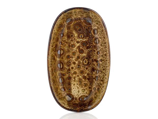 Блюдо овальное "Cowry Yellow" 29 см