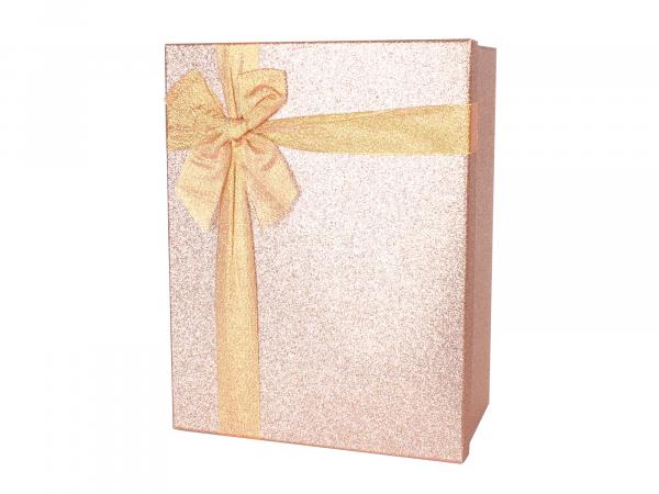 Коробка упаковочная "Розовое золото" 32х24,5х14,4 см