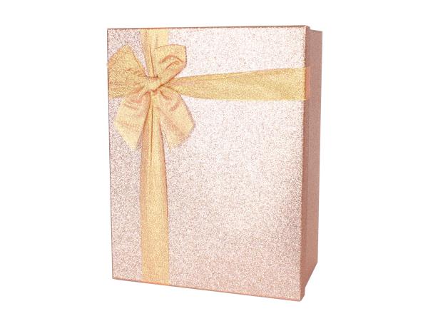 Коробка упаковочная "Розовое золото" 30х23х13см