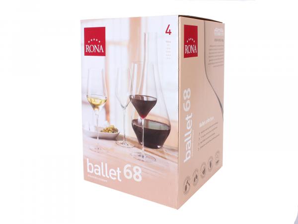 Набор бокалов для вина "Ballet" 680 мл 4 шт