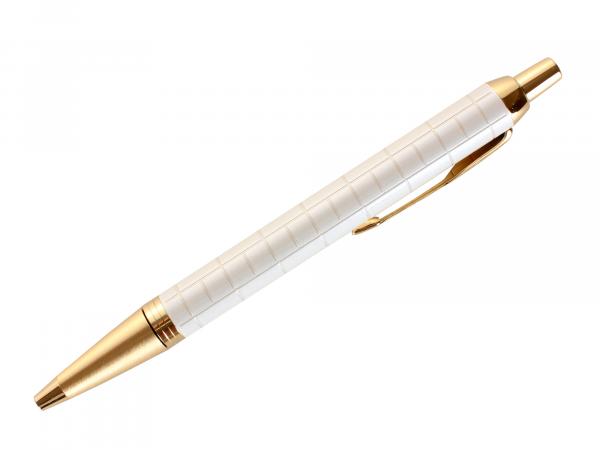 Ручка шариковая Parker IM Premium - Pearl GT,M