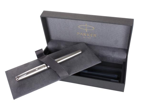 Ручка перьевая Parker Sonnet Core Stainless Steel CT, F, BL