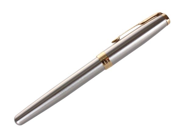 Ручка перьевая Parker Sonnet Core Stainless Steel GT, F, BL