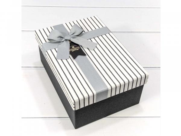 Подарочная коробка "Wonderful полоска" 22,5х16х9,5 см