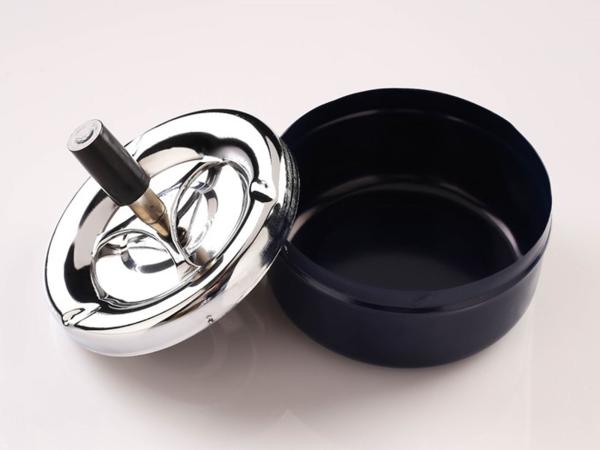 Пепельница бездымная "Микс матовая" 9 см