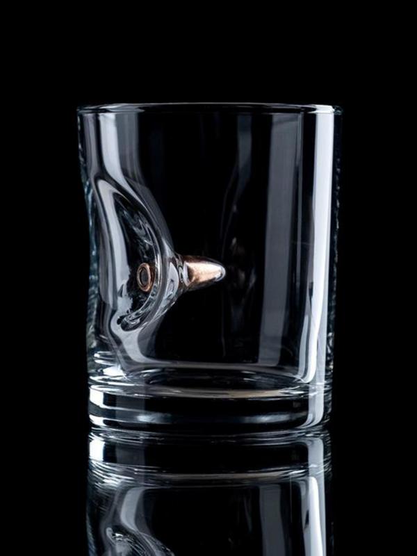 Набор стакан и камни для виски "Виски" с пулей