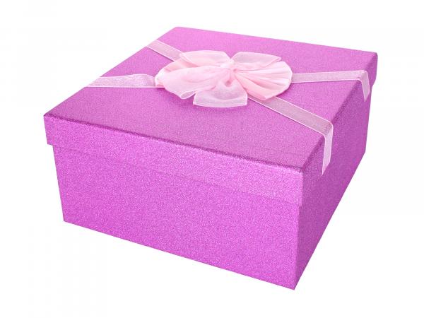 Подарочная коробка "Пурпурный блеск" 19,5х9,5 см