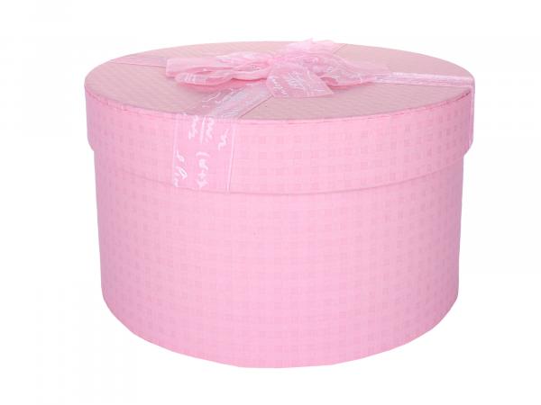 Подарочная коробка "Бант розовый" 20х11 см