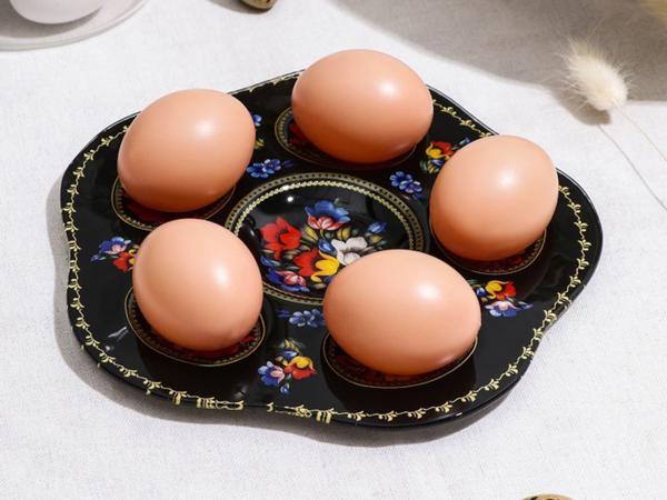 Подставка для яиц "Жостовская роспись"
