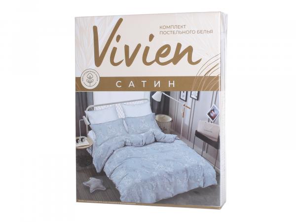 Комплект постельного белья евро сатин "Virginia" 70х70 см